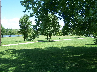 Poplar Creek trail at Bode Lake